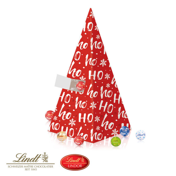 Julgran 3D <br><h3> Lindt och Lindor minikulor</h3>