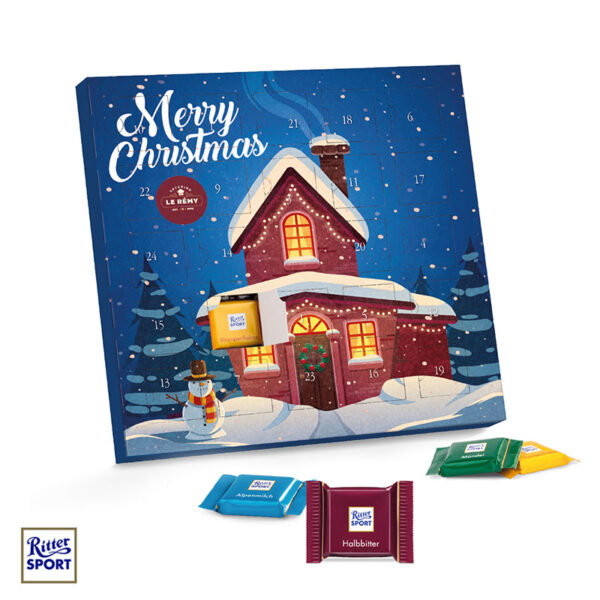 Kvadratisk kalender <br><h3> Ritter SPORT mini</h3>